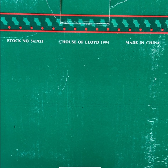 🎄🌟HP🌟VTG 1994 NIB Ceramic Nut Bowl/Nut Cracker House of Lloyd Nuts About XMas - Picture 12 of 13